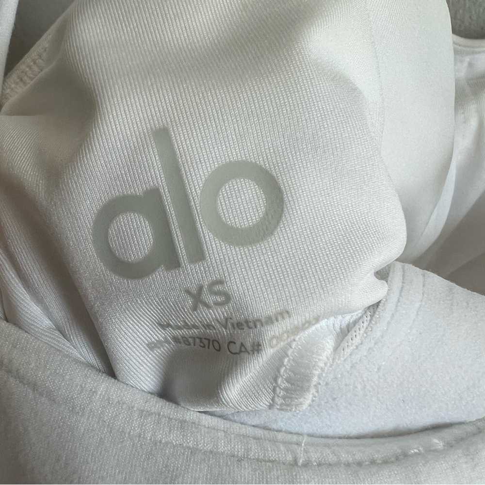 Alo Yoga Alosoft Courtside Tennis Dress White XS - Picture 9 of 9